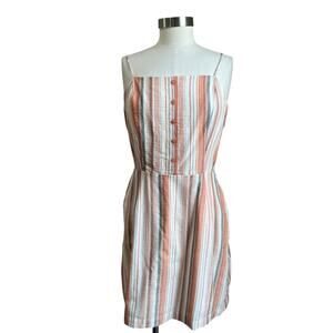 Lost + Wander Colorful Floral Mini Dress Lightweight Boho Resort Sz Large